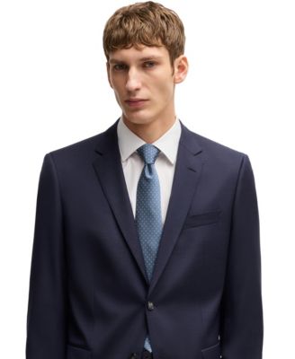 Hugo Boss - BOSS by  Men’s Jacquard-Pattern Silk-Blend Tie