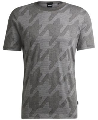 Men's Houndstooth Jacquard T-Shirt