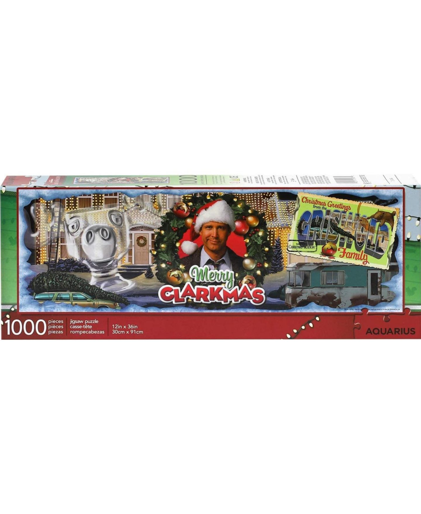 Детский пазл NMR Distribution Slim Christmas Vacation 1000 Piece Puzzle, Ages 14+ — фото 2