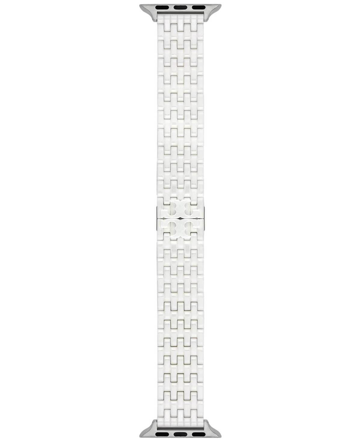 Tory Burch Eleanor Apple Watch White Ceramic Band, 36mm - 46mm In White