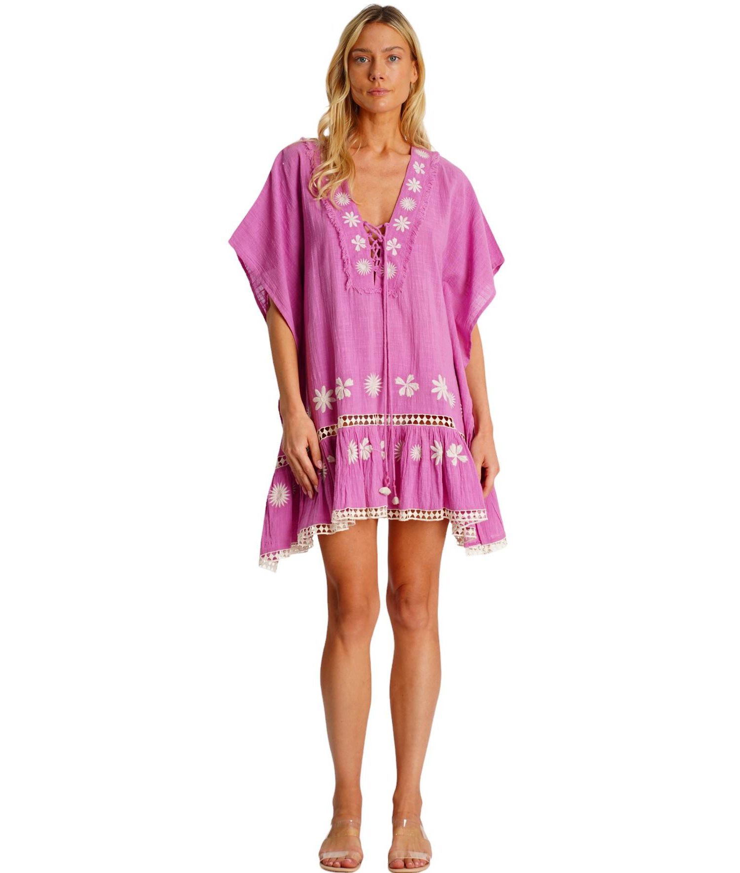Women's s Fiji Embroidered Kaftan