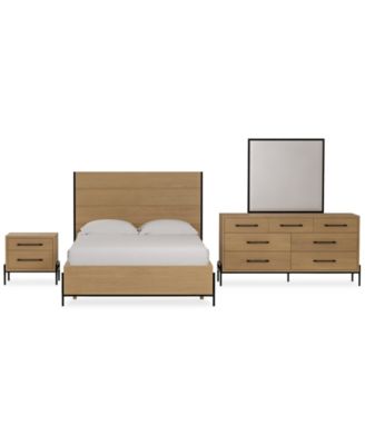 Linstead 3-Pc. Twin Panel Set (Bed, Dresser & Nightstand), Created for Macy's
