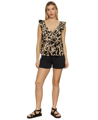 Women's The Time Off Printed Sleeveless Top