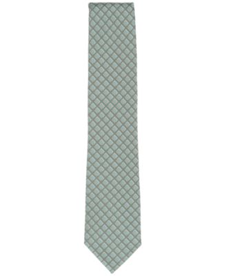 Perry Ellis Men's Buttaro Grid-Pattern Tie
