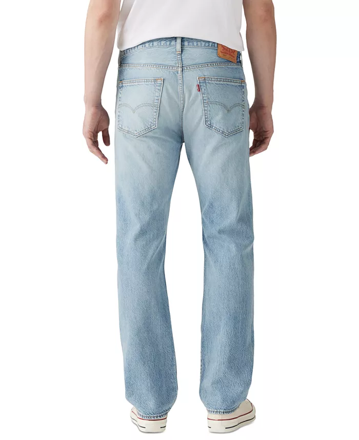 Men's 501 Original Straight-Fit Lightweight Denim Jeans - thumbnail 3