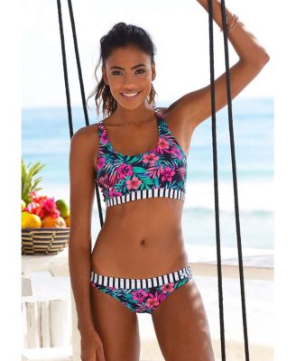 Women's Contrast Classic Bikini Swimsuit Bottom