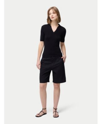 Women's Cashmere Silk Polo Shirt