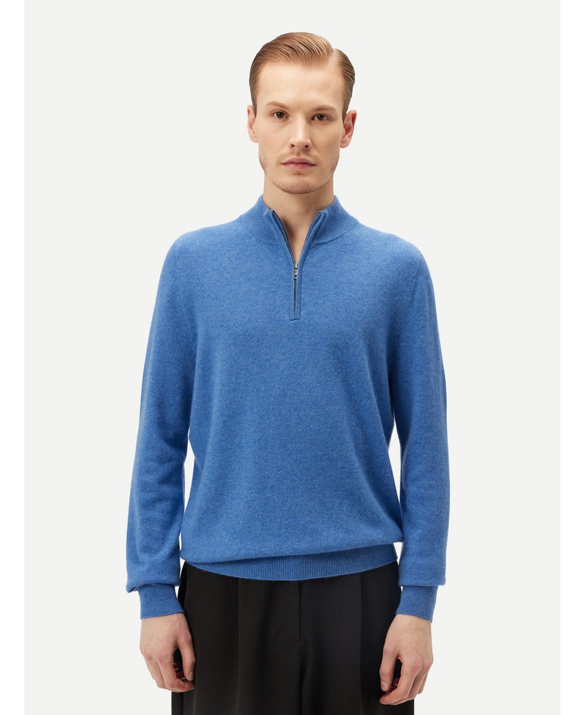Gobi Cashmere Men's Half-Zip Sweater