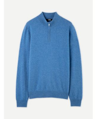 Men's Cashmere Half-Zip Sweater