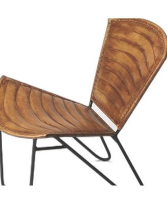 Sleek Faux Leather Side Chair for Versatile Home or Office Use