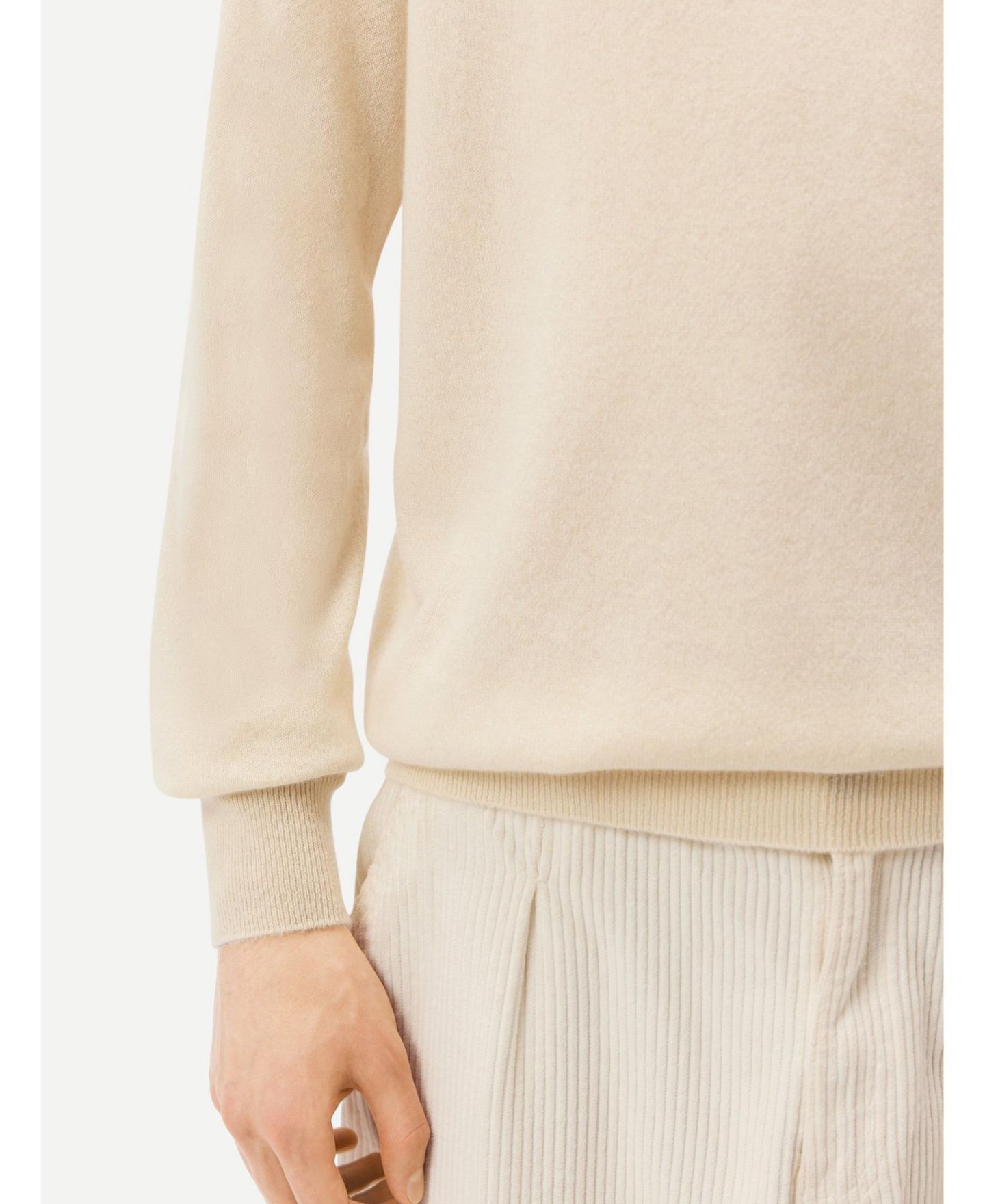 Мужской свитер Gobi Cashmere High Neck, цвет: Нейтральный серый — фото 3