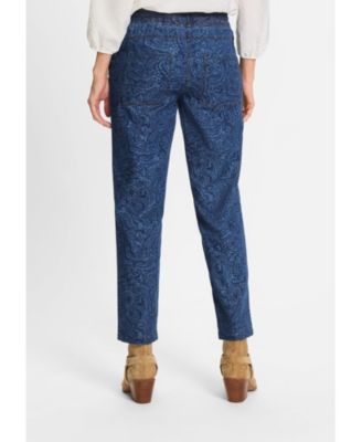 Women's Lisa Fit Paisley Denim Pant