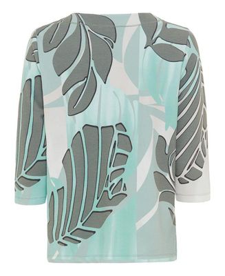 Women's Tropic Palm Leaf Jersey Top