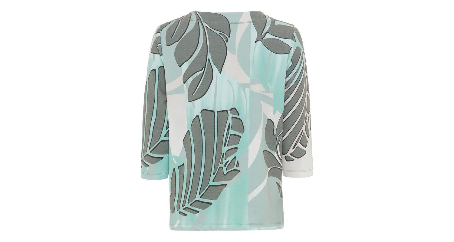 Women's Tropic Palm Leaf Jersey Top