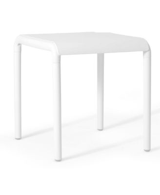 Plastic Modern Outdoor Patio Accent Side Tables Set of 2