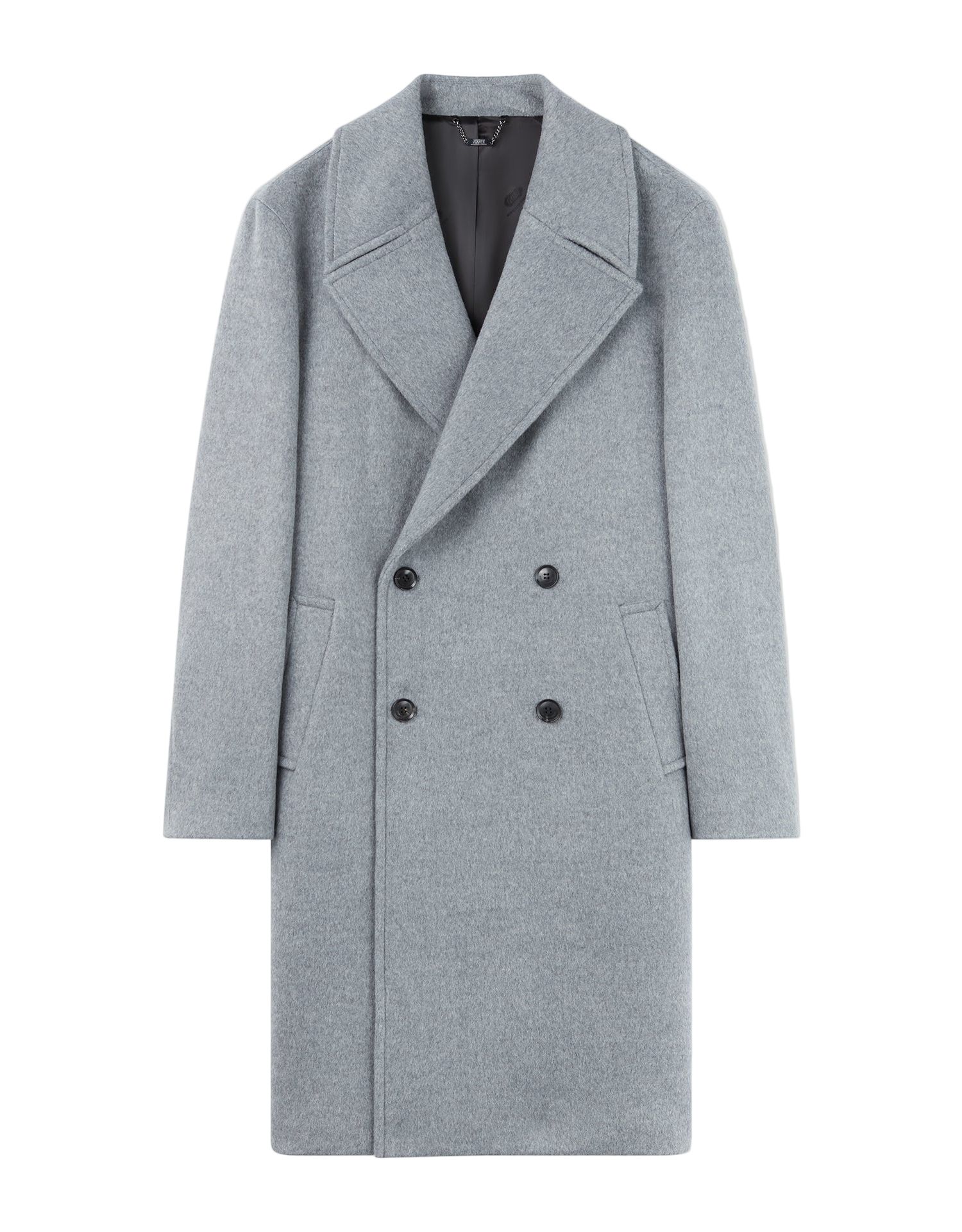 Double-Breasted Cashmere Coat for Men