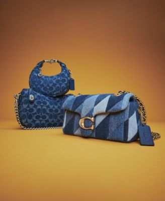 COACH Mini Jonie Bag in Signature Denim - Macy's