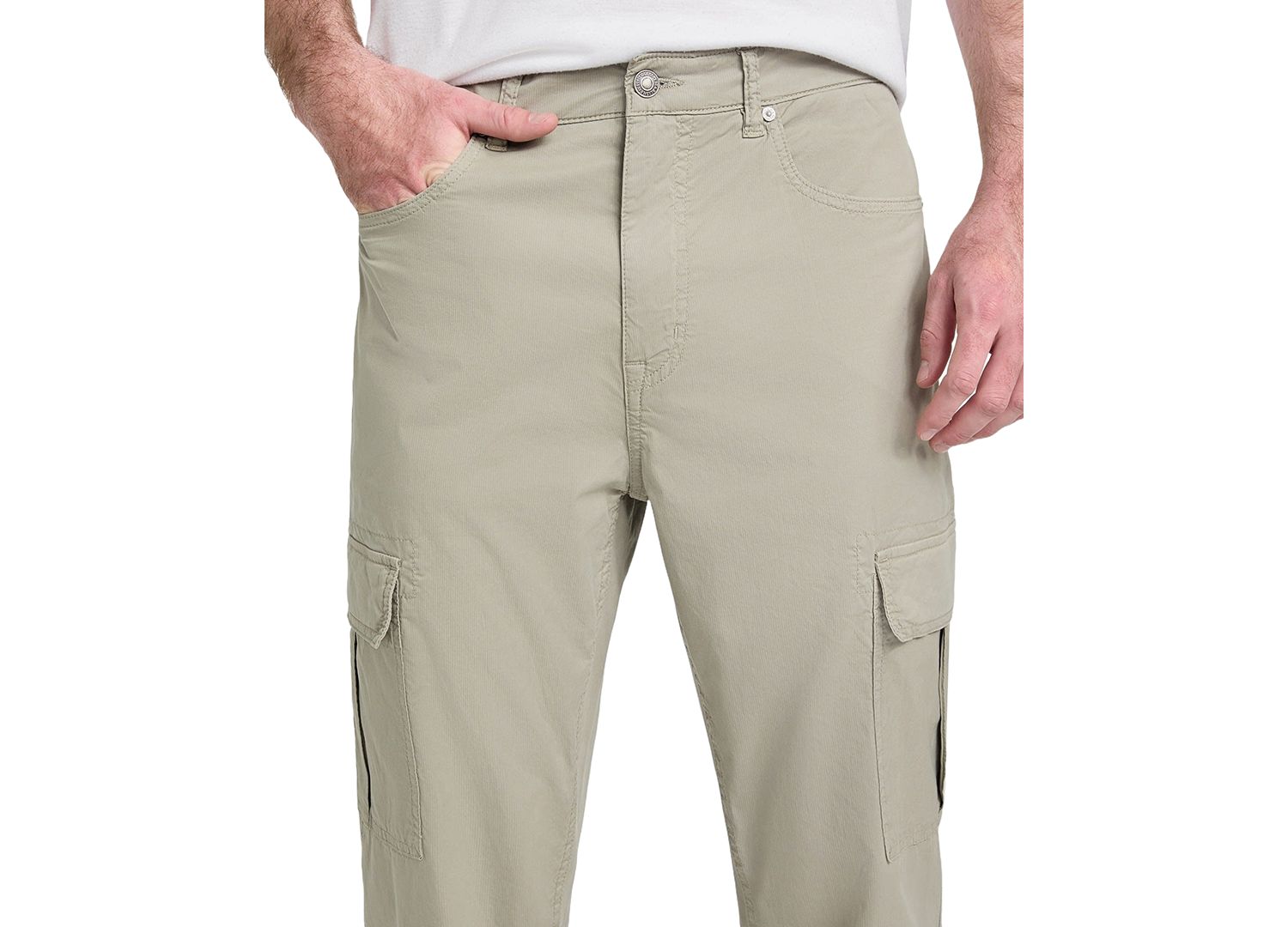 Men's Julianne Sateen Slim-Fit Cargo Pants