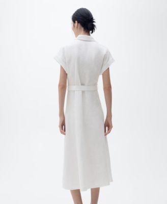 Women's Linen Shirt Dress