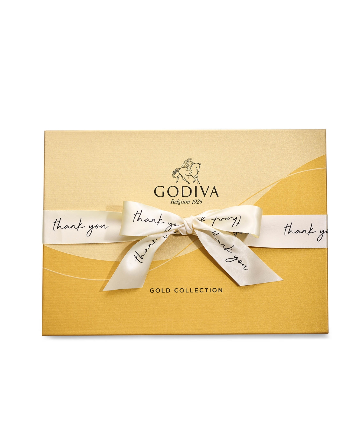 Shop Godiva Assorted Milk Chocolate Gift Box, Thank You Ribbon, 36 Piece In No Color
