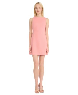 Donna Morgan - Women's High-Neck Sleeveless Shift Dress