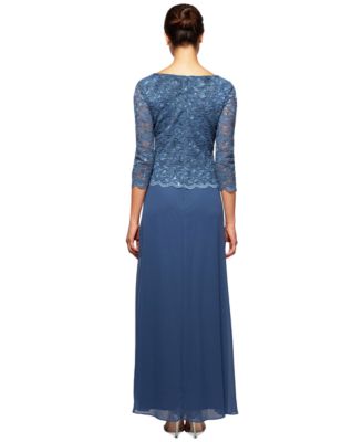 Women's Lace-Bodice Gown