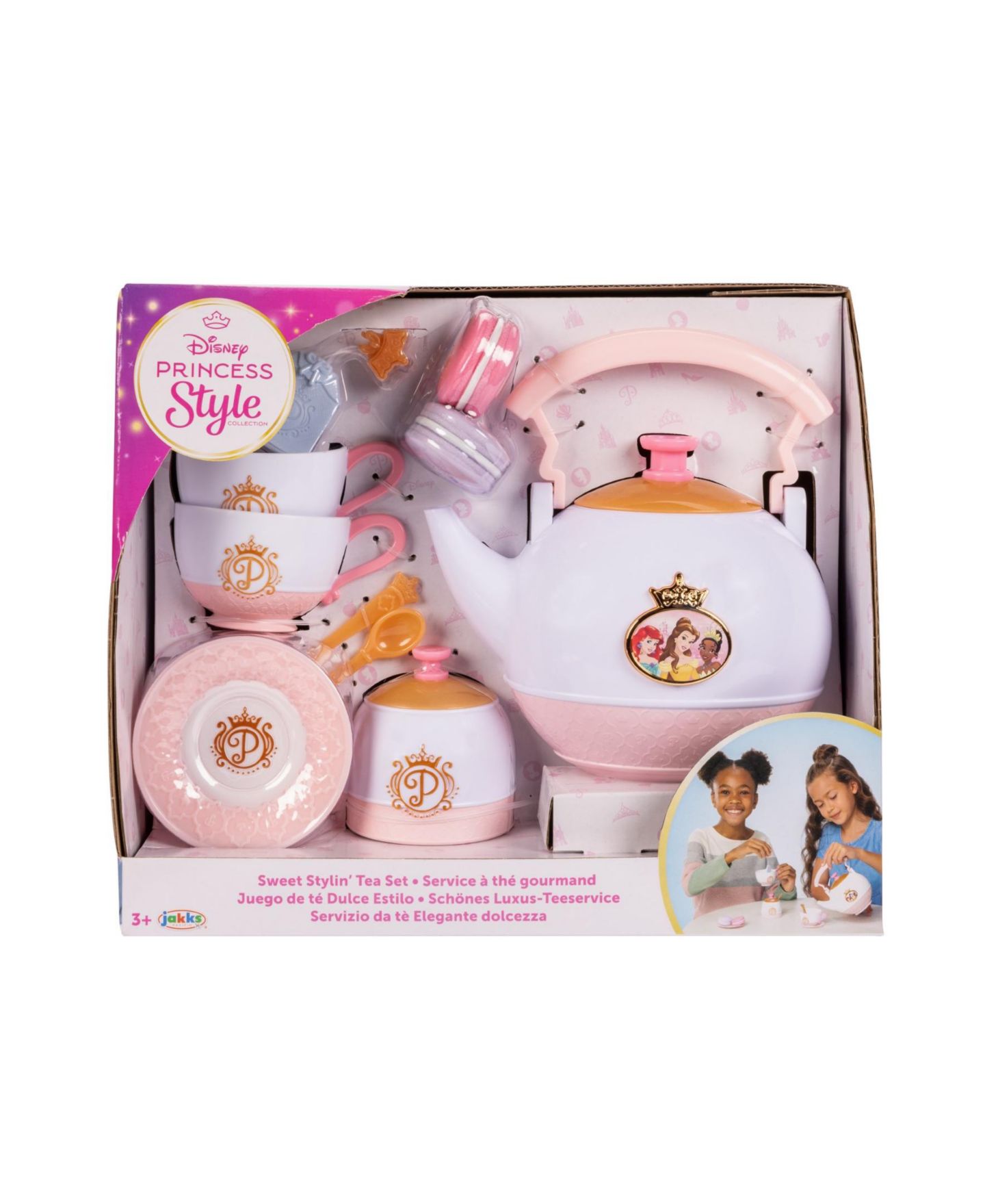 Детские игрушки Disney Princess Sweet Stylin' 7-Piece Tea Set, Ages 3+ — фото 1