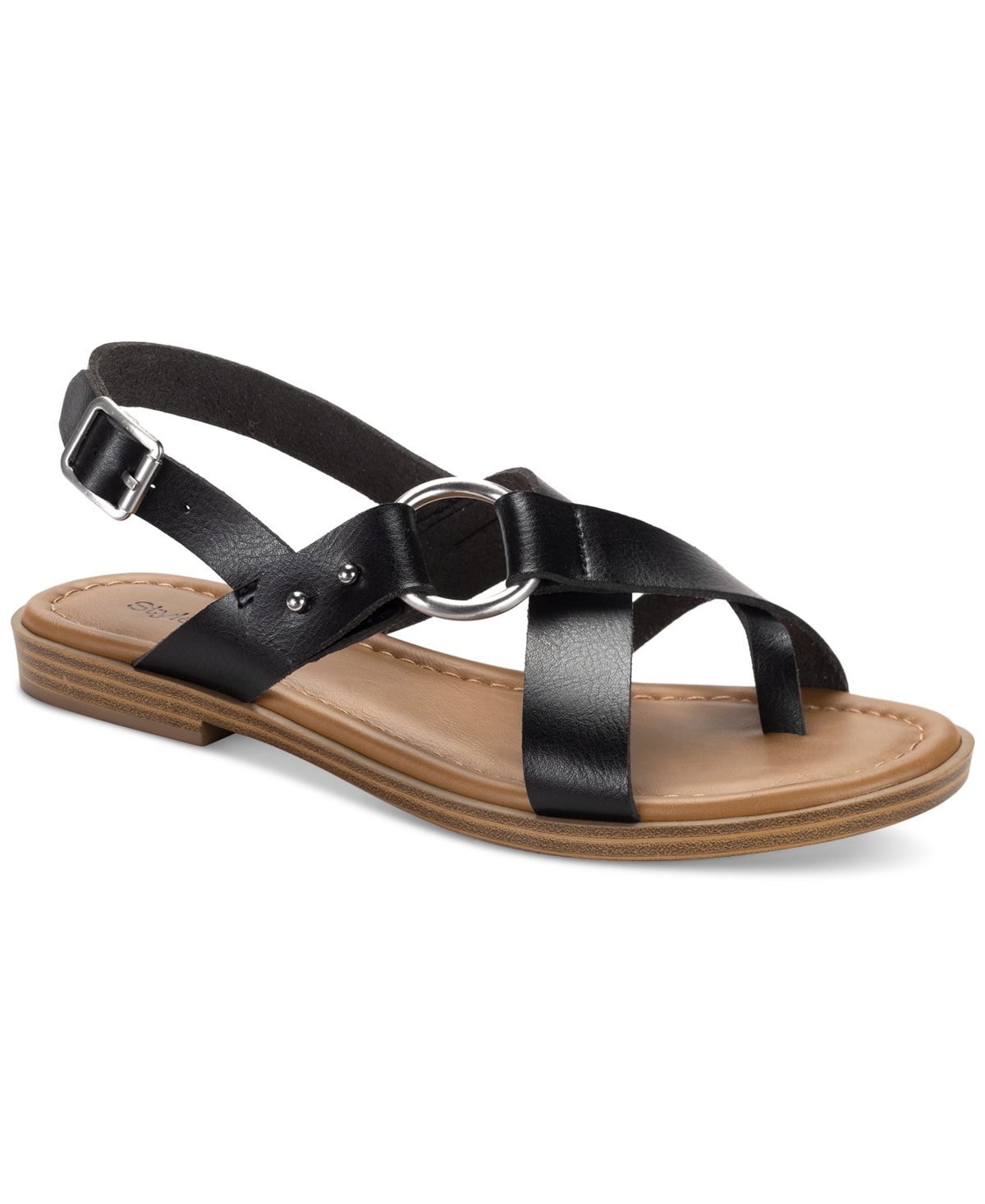 Style & Co Women's Romyy Flat Sandals, Exclusively At Macy's