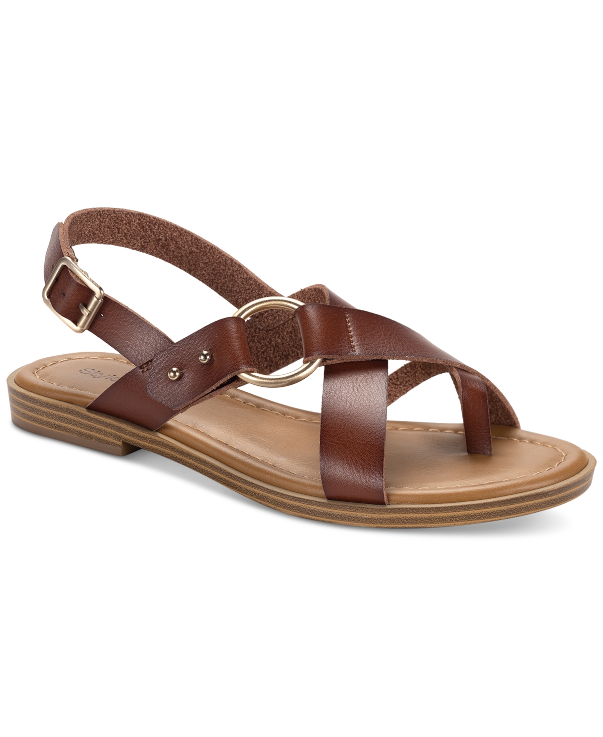 Style & Co Women's Romyy Flat Sandals, Exclusively At Macy's