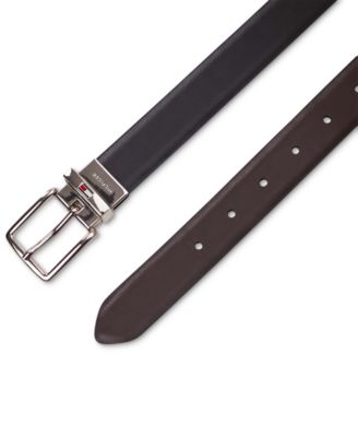 Big Boys Reversible Dress Belt with Logo Buckle