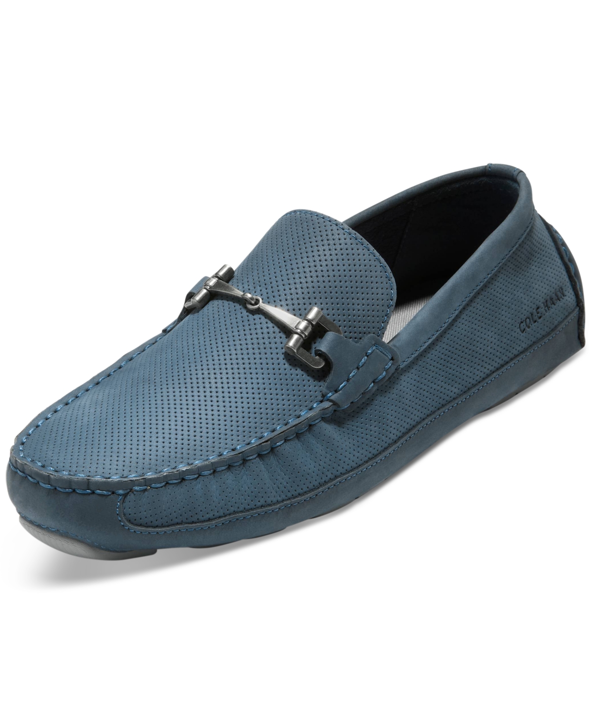 Cole Haan Men's Wyatt Nubuck Bit Driver In Big Dipper Nubuck