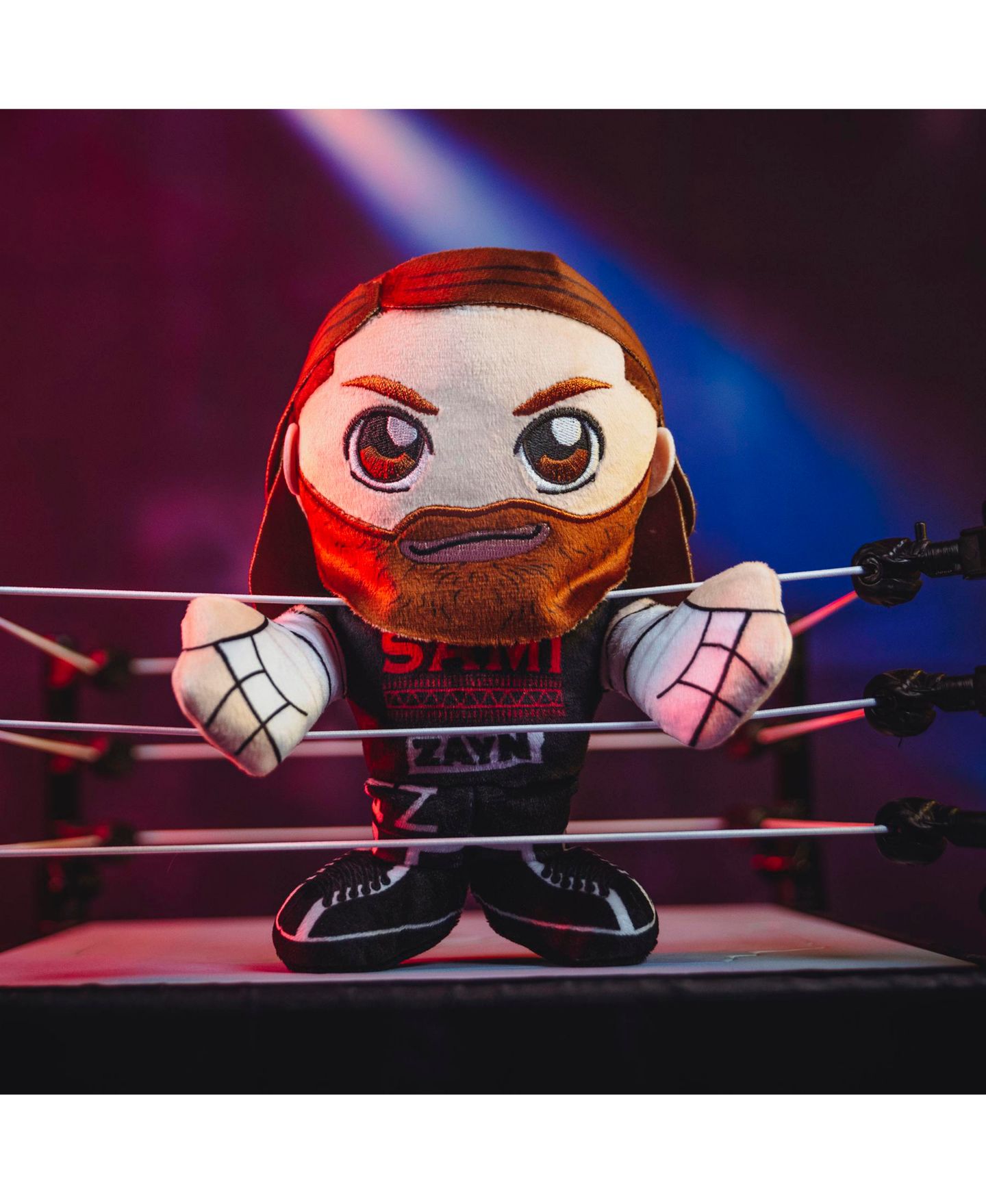 Детская мягкая игрушка Bleacher Creatures Sami Zayn 8" Chibi-Inspired Kuricha Plush — фото 6