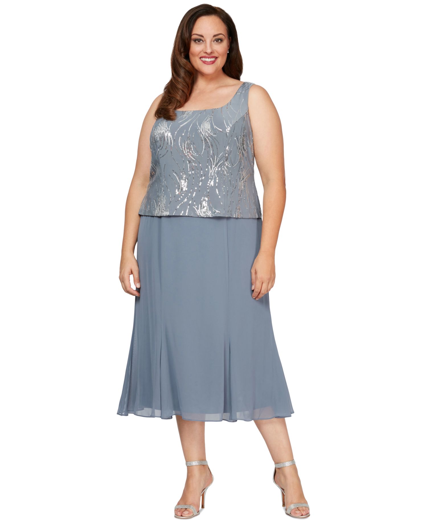 Petite 2-Pc. Embellished Jacket & A-Line Dress Set