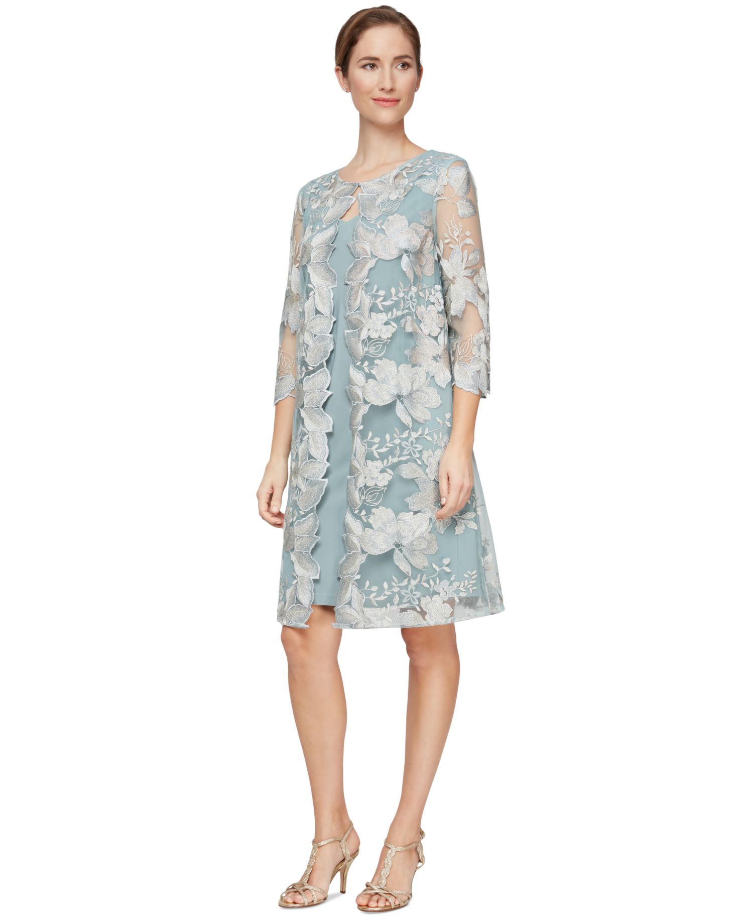 Women's Embroidered Jacket Dress