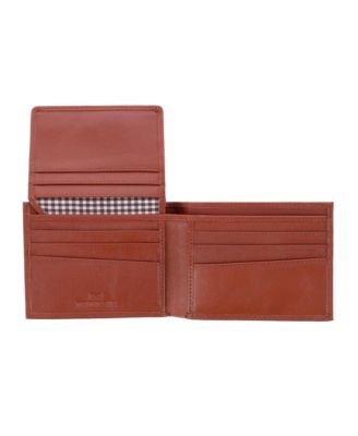 Men's Sergio Genuine Leather RFID Bi-Fold Passcase Wallet