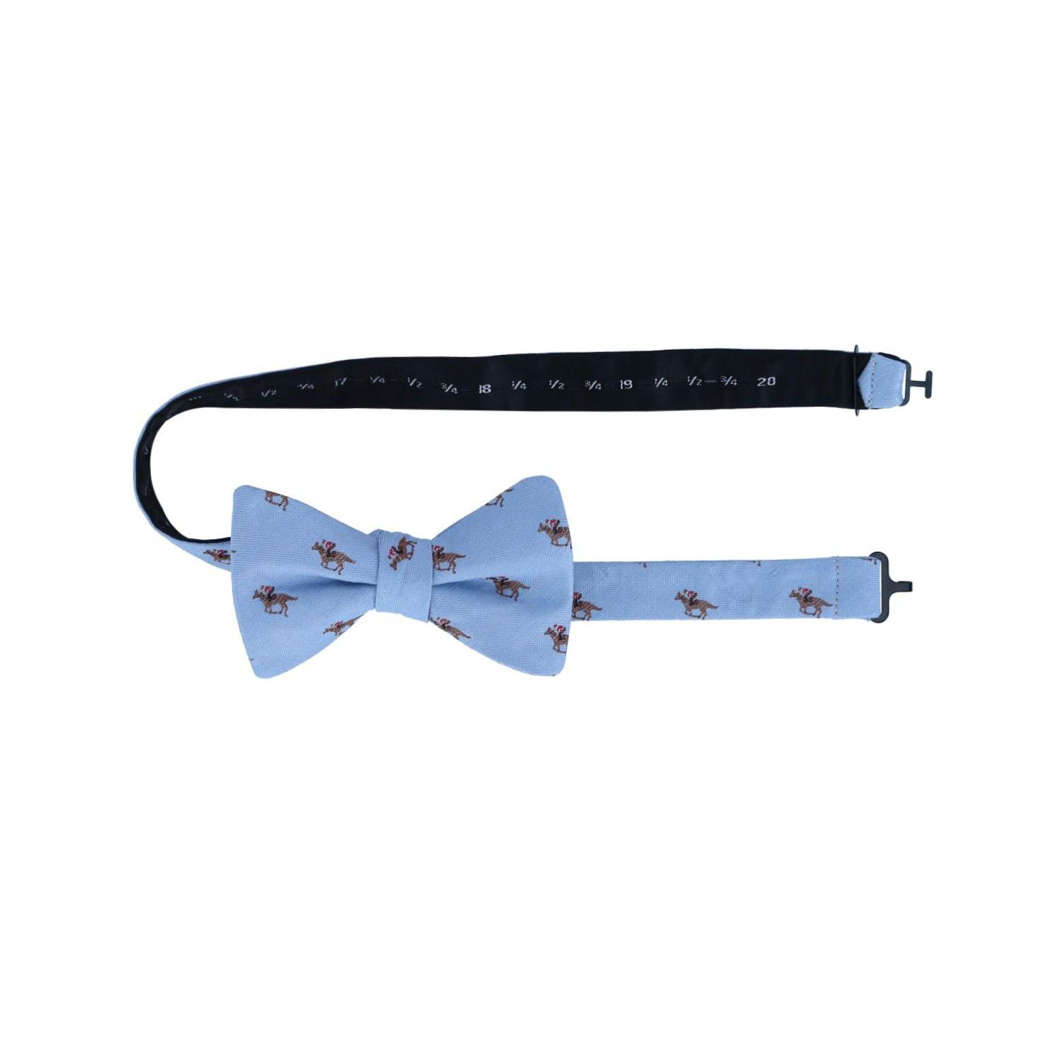 Men's Down The Stretch Racehorse Linen Blend Bow Tie
