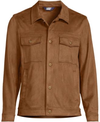 Women's Unisex Faux Suede Trucker Jacket