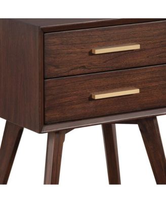 2-Drawer Nightstand for Bedroom Storage and Organization