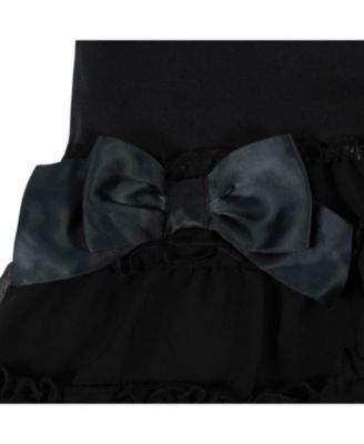 Baby Girls "Little Black Dress" with Tutu and Accent Bow