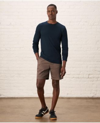 Men's Organic Cotton Luxe Stretch Jersey Slim Long Sleeve Tee