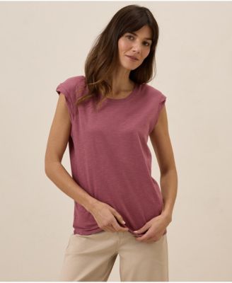 Women's Organic Cotton Featherweight Slub Muscle Tee