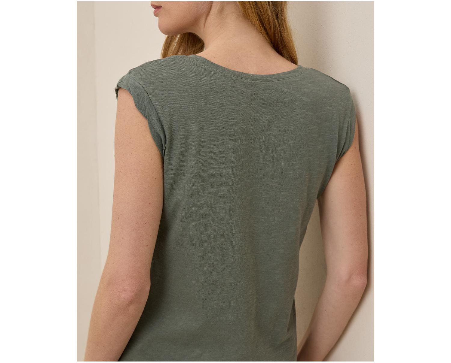 Women's Organic Cotton Featherweight Slub Muscle Tee