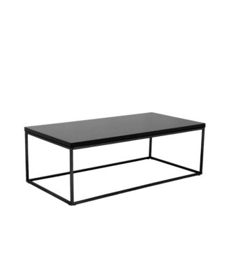 Metal Coffee Table for Modern Living Room or Office Decor
