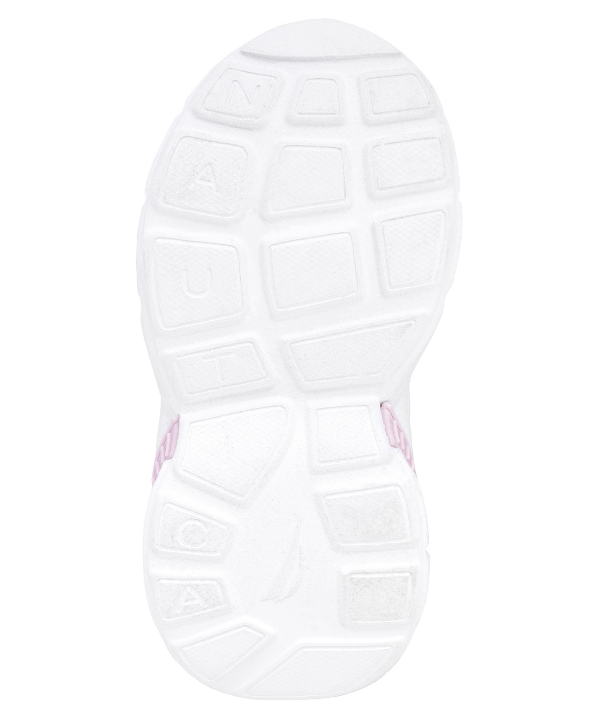 Nautica Toddler And Little Girls Albis Casual Sneakers In White,iri,pink