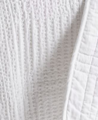Cloud Waffle Textured Quilted Throw, 50&amp;quot; x 60&amp;quot;