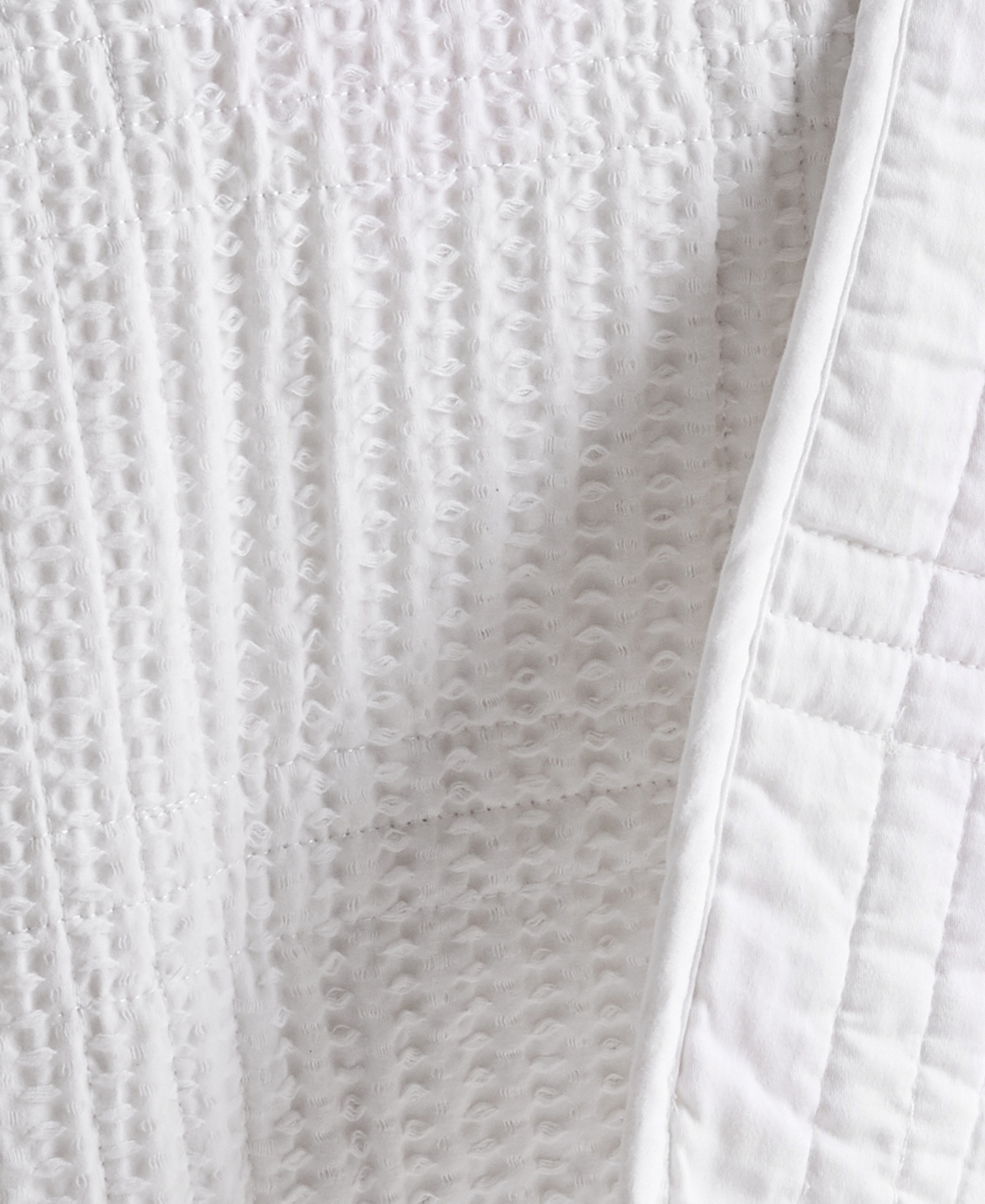 Levtex Cloud Waffle Textured Quilted Throw, 50" X 60"