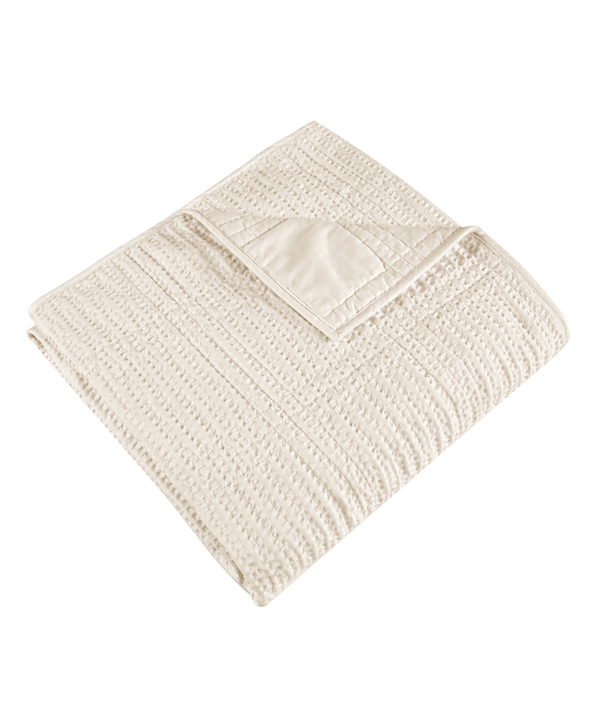 Levtex Cloud Waffle Textured Quilted Throw, 50" X 60"
