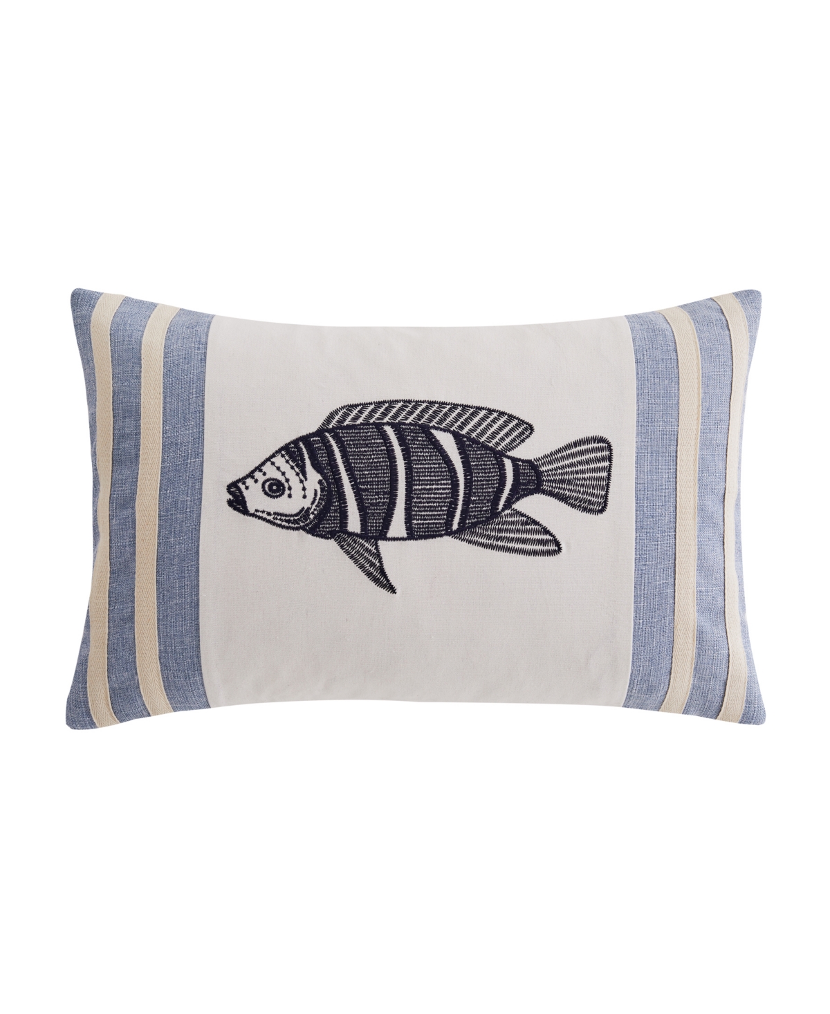 Levtex Cambria Embroidered Decorative Pillow, 14" X 18"