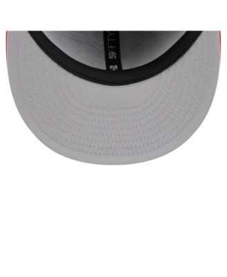 Men's Navy/Orange Houston Astros Retro Pattern 59FIFTY Hat