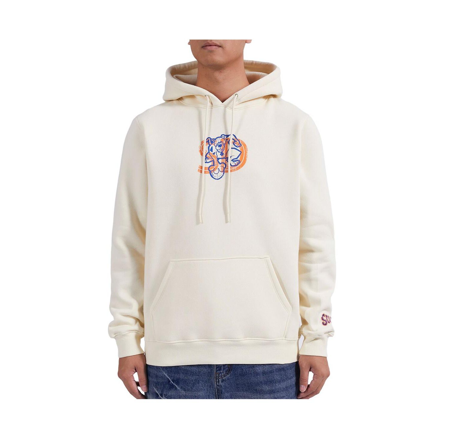 Men's Cream Scooby-Doo Training Camp Pullover Hoodie